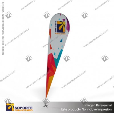 MASTIL CURVO VELA PRO 520*100 CMS (550 CMS) PARA BANDERA PUBLICITARIA (C25)